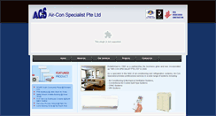 Desktop Screenshot of airconspecialist.com.sg